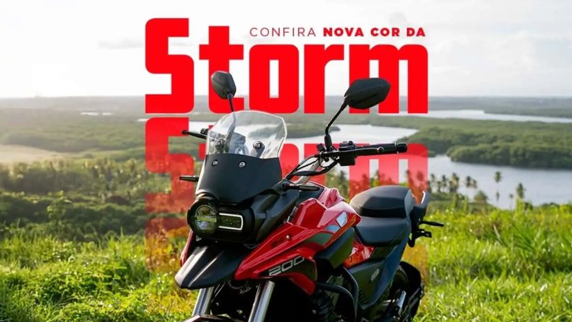Shineray Storm 200 / Créditos: Divulgação Shineray