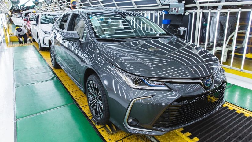 Produção de carros no Brasil registra melhor 1º semestre desde 2019 / Créditos: Divulgação Toyota