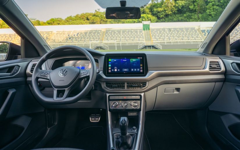 Volkswagen T-Cross 2027 ganha câmbio automático de 8 marchas com motor 1.0 turbo / Créditos: Divulgação Volkswagen