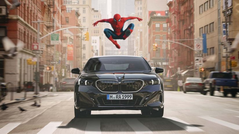 Homem-Aranha: Um Novo Dia: Conheça os carros da BMW que são destaque no filme / Créditos: Divulgação BMW