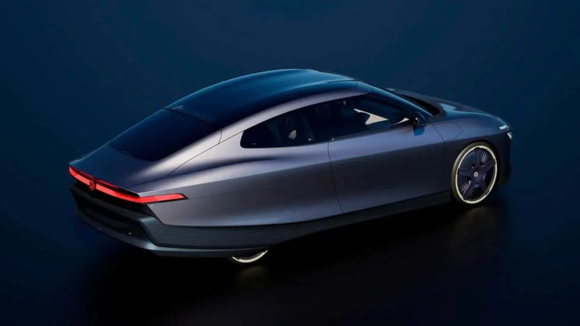 VW apresenta carro-conceito com destaque para aerodinâmica / Créditos: Divulgação VW