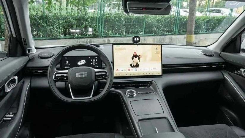 Geely apresenta novo EX5 2027 com 333 cv e tração traseira / Créditos: Divulgação car.autohome.com.cn