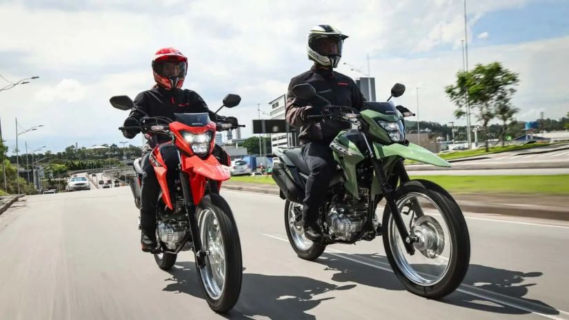 Honda lança NXR 160 Bros 2027 com mais itens de segurança / Créditos: Divulgação Honda 